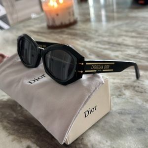 DiorSignature B1U Black Butterfly Sunglasses